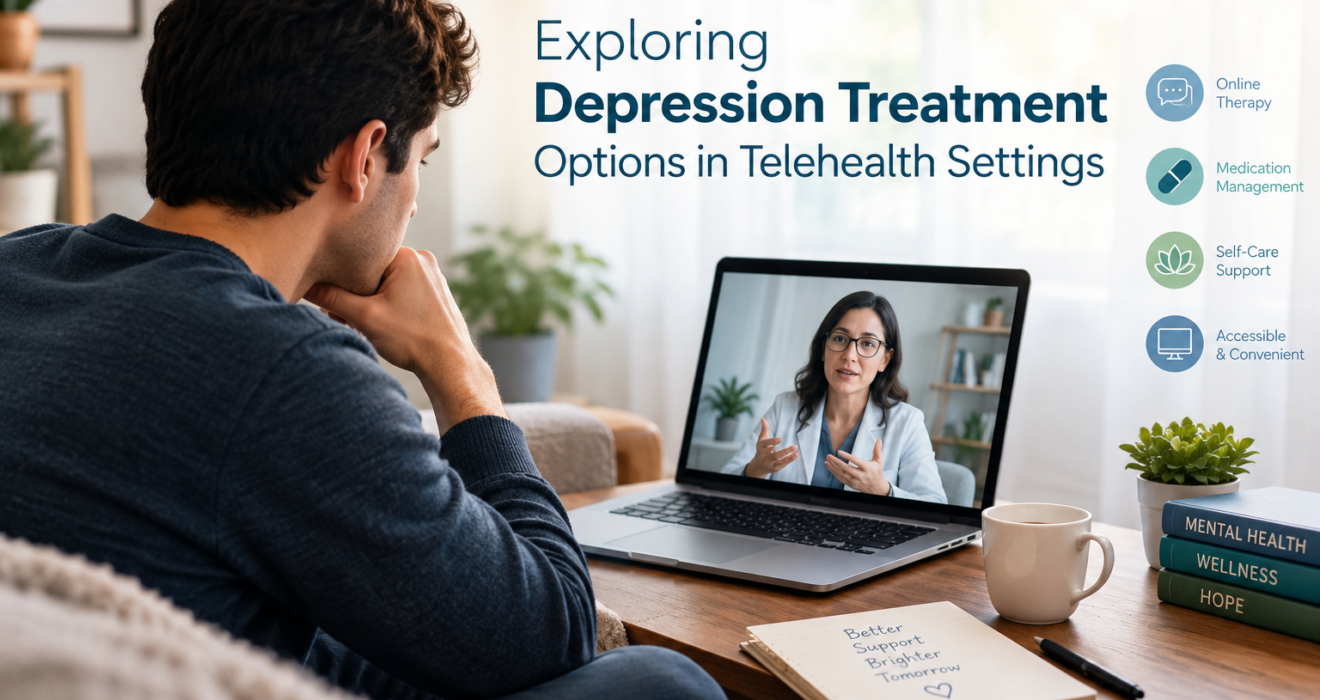 Exploring Depression Treatment Options in Telehealth Settings